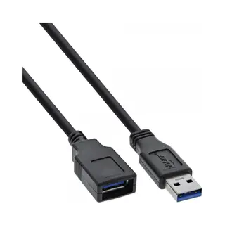 InLine 35620 Usb Kabel Usb 3.2 Gen 1 (3.1 Gen 1) 2 m Usb A Usb B Schwarz