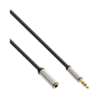 InLine 99233 audio kabel 3 m 3.5mm Zwart