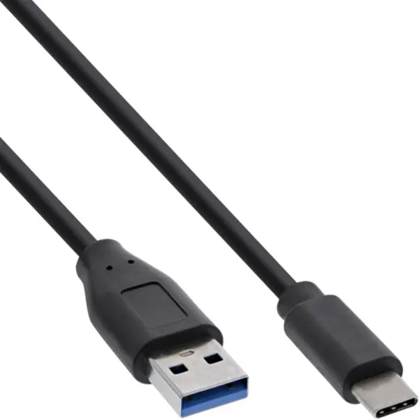 InLine Usb 3.2 Gen.1x2 Kabel, Usb-C Stecker an A Stecker, schwarz, 0,5m thumbnail