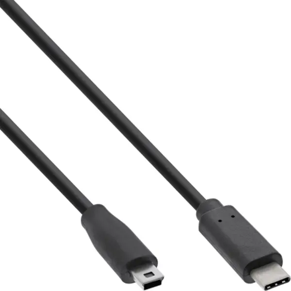 InLine 35753 Usb-kabel Usb 2.0 3 m Usb C Mini-Usb B Zwart thumbnail