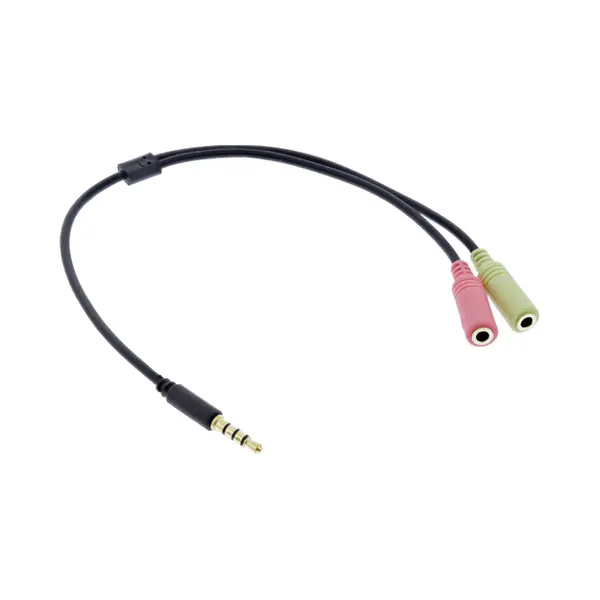 InLine 99302J audio kabel 1 m 2 x 3.5mm 3.5mm Zwart thumbnail