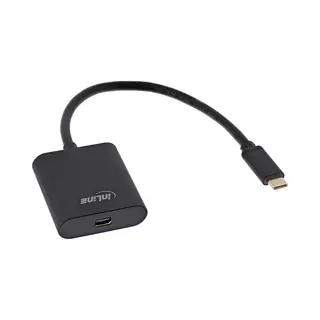 InLine 64105B video kabel adapter 0,2 m Usb Type-C Mini DisplayPort Zwart