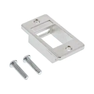 InLine Keystone Snap-In Modulhalter, 1-fach, Metall, für flache Oberflächen