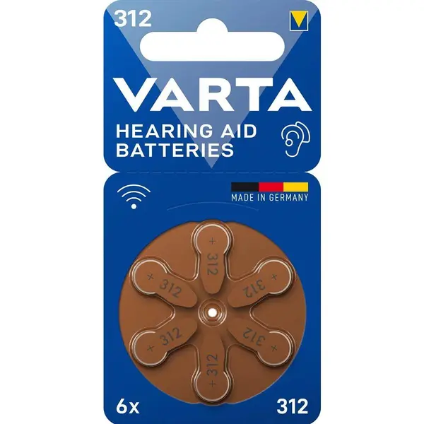 Varta 312 Einweg-Batterie PR41 Zink-Luft thumbnail