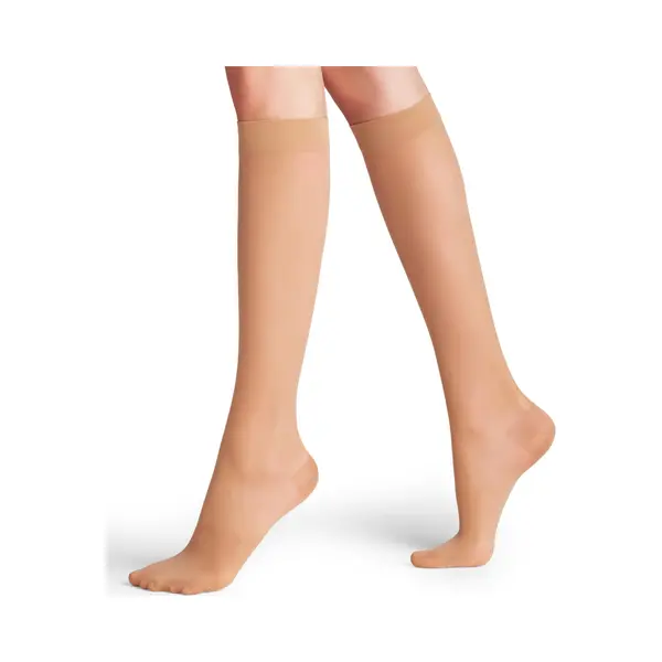 Falke Energize Half Doorzichtig Met Compressie Materiaal Sheer 30 Den Kniekousen Dames Bruin - Maat 35-36 thumbnail
