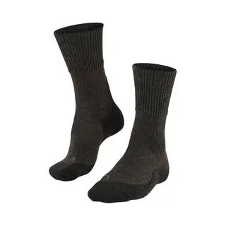 Falke TK1 Wool Wandelsokken Anti Blaren, Maximale Padding Merinowol Sportsokken Dames Rood - Maat 41-42