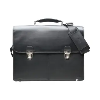 Esquire Business Tas Laptoptas Met Laptopvak Oxford Briefcase Black Zwart