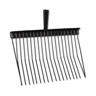 Waldhausen Bollengabel Metall, Schwarz, Schwarz