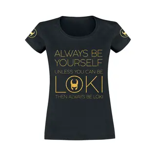 Loki Always Be Yourself T-Shirt Black