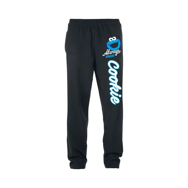 Sesame Street Trainingsbroek - Cookie Monster - Always Hungry - S Tot Xxl - Voor Mannen - Zwart thumbnail