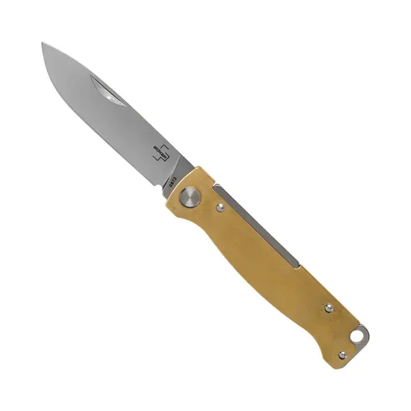 Boker Plus Böker Plus Atlas Brass 16.6 Cm Opvouwbaar Zakmes - Inklapbaar Mes thumbnail