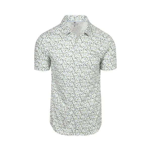 Desoto Short Sleeve Jersey Hemd Print Grün Blau - Größe M thumbnail
