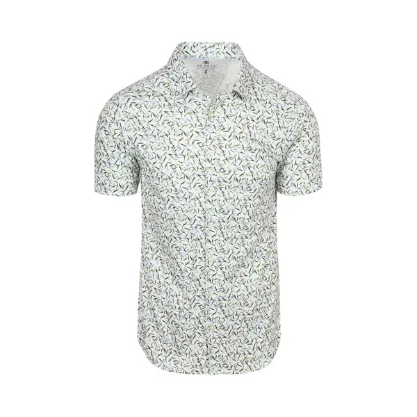 Desoto Short Sleeve Jersey Hemd Print Grün Blau - Größe Xxl thumbnail