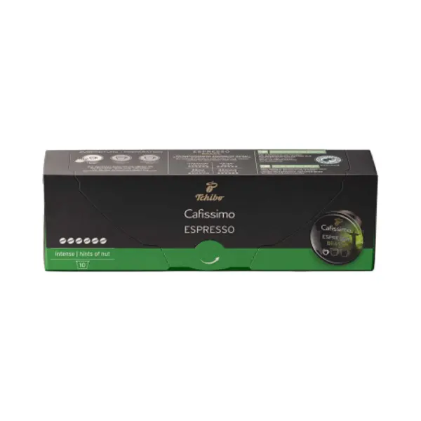 Tchibo Espresso Brasil Beleza Coffee capsule Dark roast 10 pc(s) thumbnail