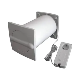 Quellmalz - Wallair N37217 Energiespar-mauerkasten Kunststoff Passend Für Rohr-durchmesser, 150 Mm