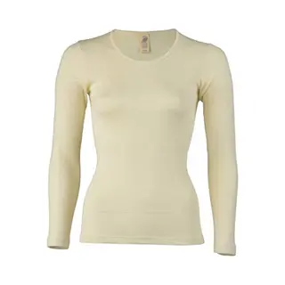 Engel Damen Unterhemd Langarm, , Gr. 38/40, Natur
