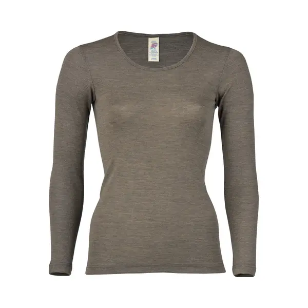 Engel Damen Unterhemd Langarm, , 3 Farben, Gr. 34-48 (38/40, Walnuss) thumbnail