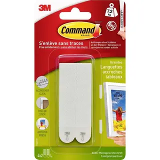 3M Command Montagestreifen 17206fgn L 8 St./pack.