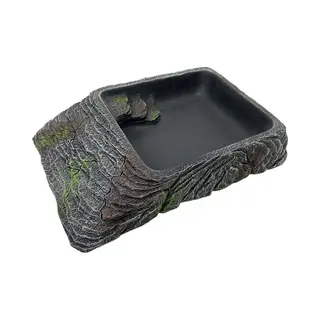 Terra Della Quadratischer Napf Rock - Xxl - 30, 9 X 21, 5 X 6, 3 Cm