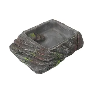 Terra Della Quadratischer Napf Rock - M - 15, 8 X 10, 4 X3, 5 Cm