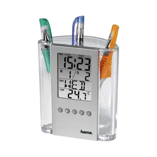 Hama 00186356 insteekthermometer Elektronische omgevingsthermometer Binnen Zilver