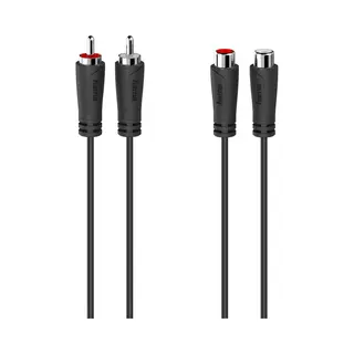 Hama 00205094 Audiokabel 3 m 2 x Rca Schwarz