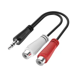 Hama 00200350 audio kabel 0,15 m 3.5mm Rca Zwart