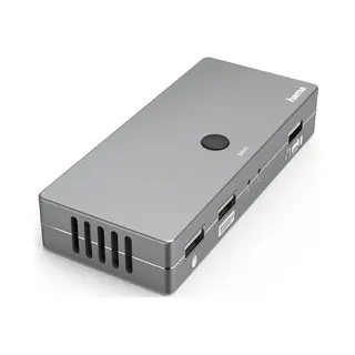Hama 00200135 Kvm-Schalter Metallic