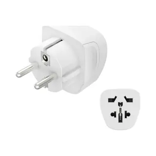 Hama 00223456 netstekker adapter Type E/F hybride Universeel Wit