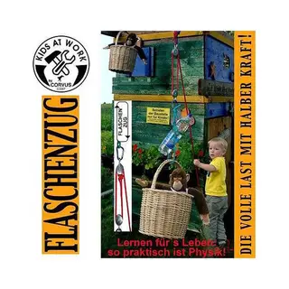 Kids At Work Takel Speelgoed - Met 5 Meter Touw En Katrollen - Vanaf 8 Jaar
