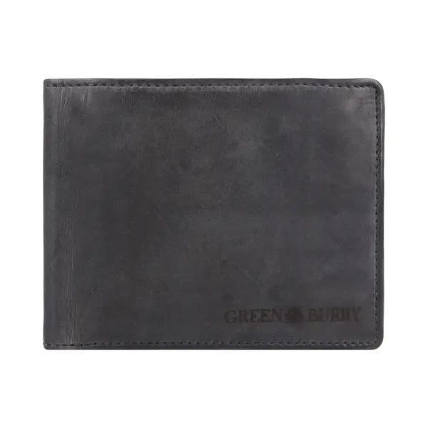 Greenburry Portemonnee 'Vintage Washed' Grijs thumbnail