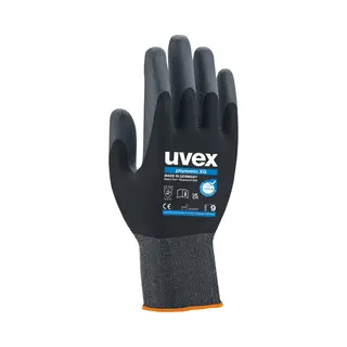 Uvex 6007012 Schutzhandschuhe Schwarz Elasthan, Polyamid 1 Stück(e)