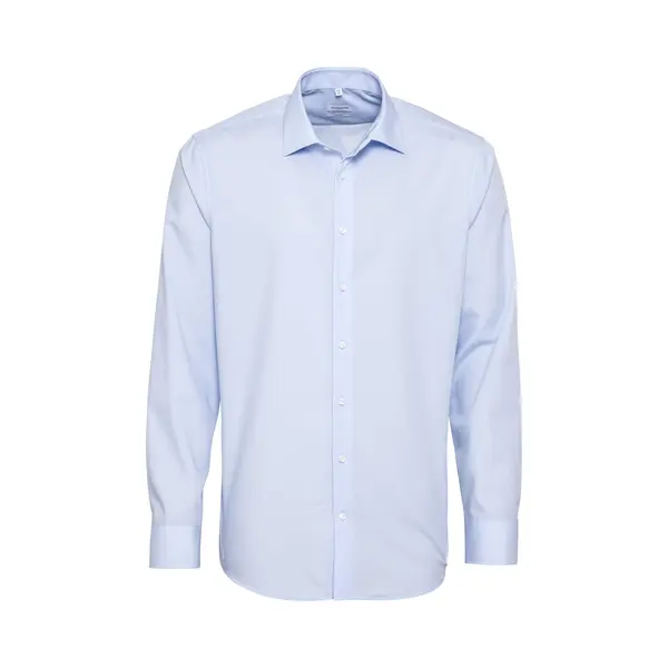 Seidensticker Herren Mens Shaped Longsleeve Cotton Business Shirt, Hellblau(021000), 43 Eu thumbnail