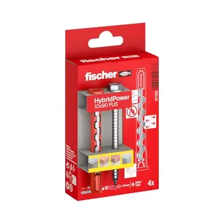Fischer 577392 HybridPower Dowel Set 90 Mm 4 Pcs Jointing Biscuits...