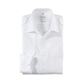 Olymp Piloot Shirt ML6 (vanaf 68 Cm) Wit