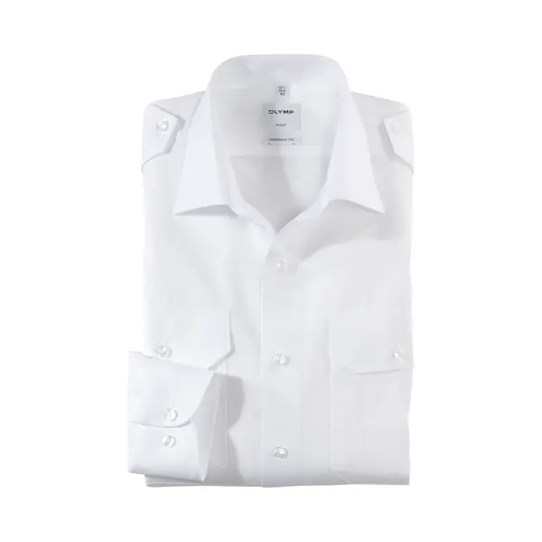 Olymp Piloot Shirt ML6 (vanaf 68 Cm) Wit thumbnail