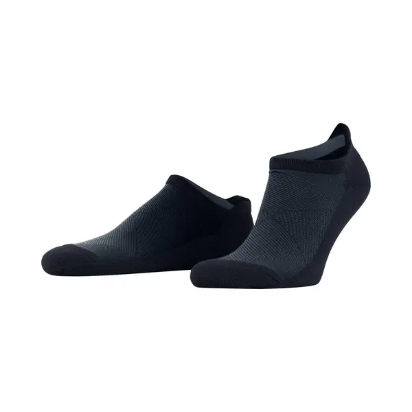 Burlington Herren Sneakersocken Blau Mikrofaser/Funktion Unifarben thumbnail