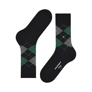 Burlington, Herren, Socken, King So, Schwarz, (Einzelpack, 46 - 50)