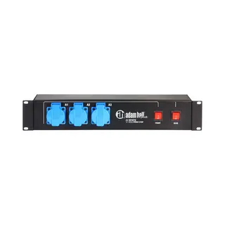 Adam Hall 19 2U Eu Power Strip 9 Sockets