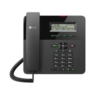 Unify OpenScape Desk Phone CP210 Analoge telefoon Zwart