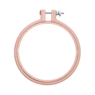 Rico Design Stickring Aus Kunststoff Rosa 10, 1cm