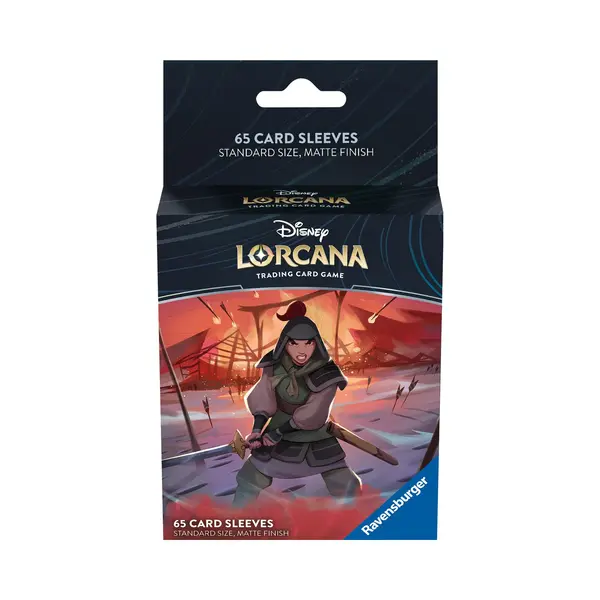 Ravensburger Disney Lorcana Trading Card Game, Aufstieg Der Flutgestalten - Kartenhüllen Mulan thumbnail