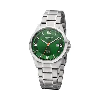 Regent Herren Analog Quarz Uhr Mit Edelstahl Armband 11150750