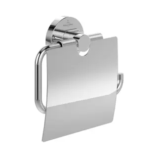 Villeroy & Boch V&B Toilettenpapierhalter Elements Tender 134x132x38mm, Mit Deckel, Chrom