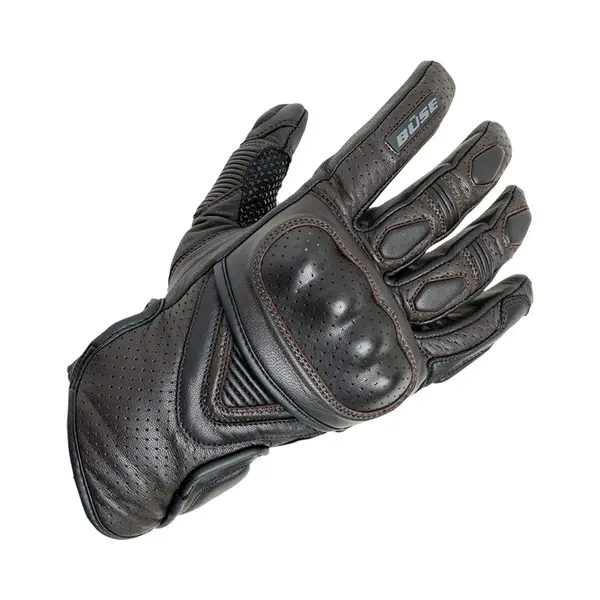 Buse Büse Cafe Racer Bruine Geperforeerde Handschoenen - Maat 9 - Handschoen thumbnail