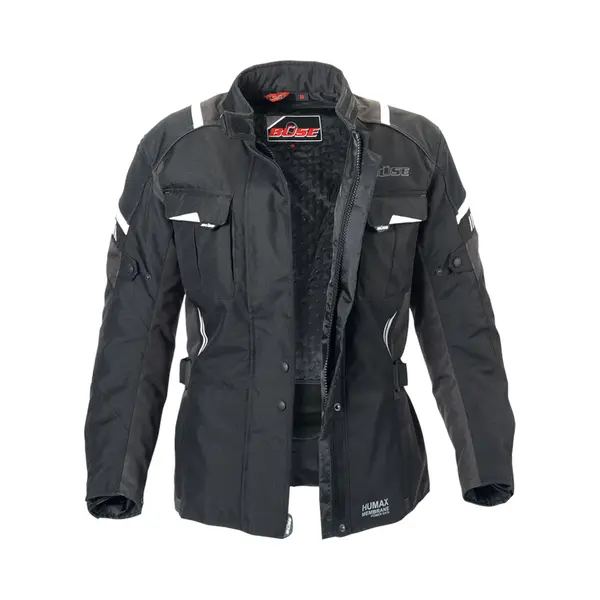 Buse Büse Damen Motorrad Textiljacke Breno Pro Bu-11246 Schwarz/Anthrazit-44 thumbnail