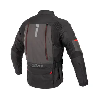 Buse Büse Monterey Zwart Grijs Waterdicht Textiel Jas - Maat 62 - Jas