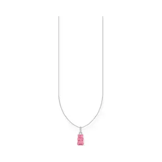 Thomas Sabo Kette Mit Anhänger Thomas Sabo X Haribo Schmuck, Kette Mit Goldbär, Mit Kristallglas, Zirkonia (synth)