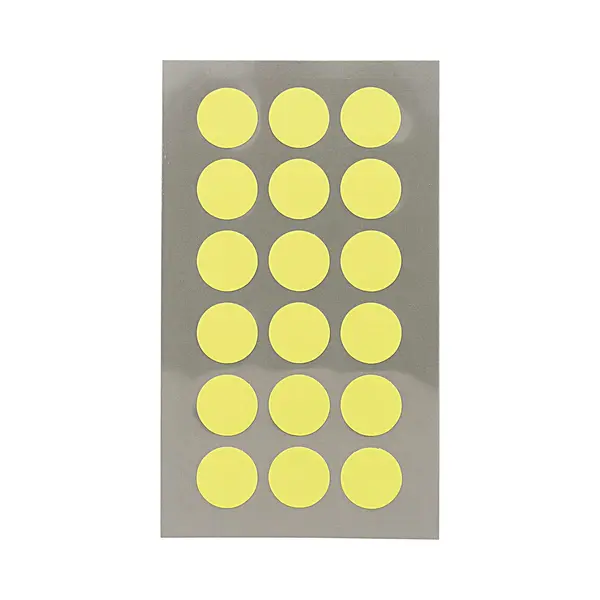 Rico Design Paper Poetry Office Sticker Punkte 15mm 4 Bogen Neongelb thumbnail