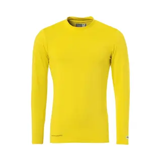 uhlsport Errea Errep Men Distinction Colors Baselayer Men's Long Arm Shirt - Lemon Yellow, M